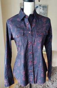 🆕️Gorgeous riding or show button up shirt🐎